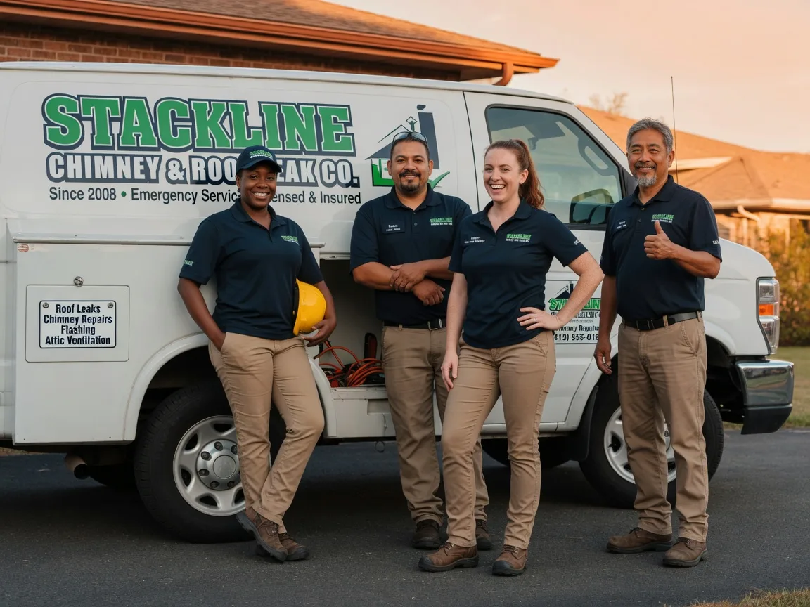 Chimney flashing repair company in Muldoon, TX